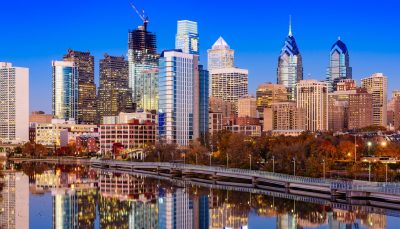 Philadelphia, Skyline on the Schuylkill River
